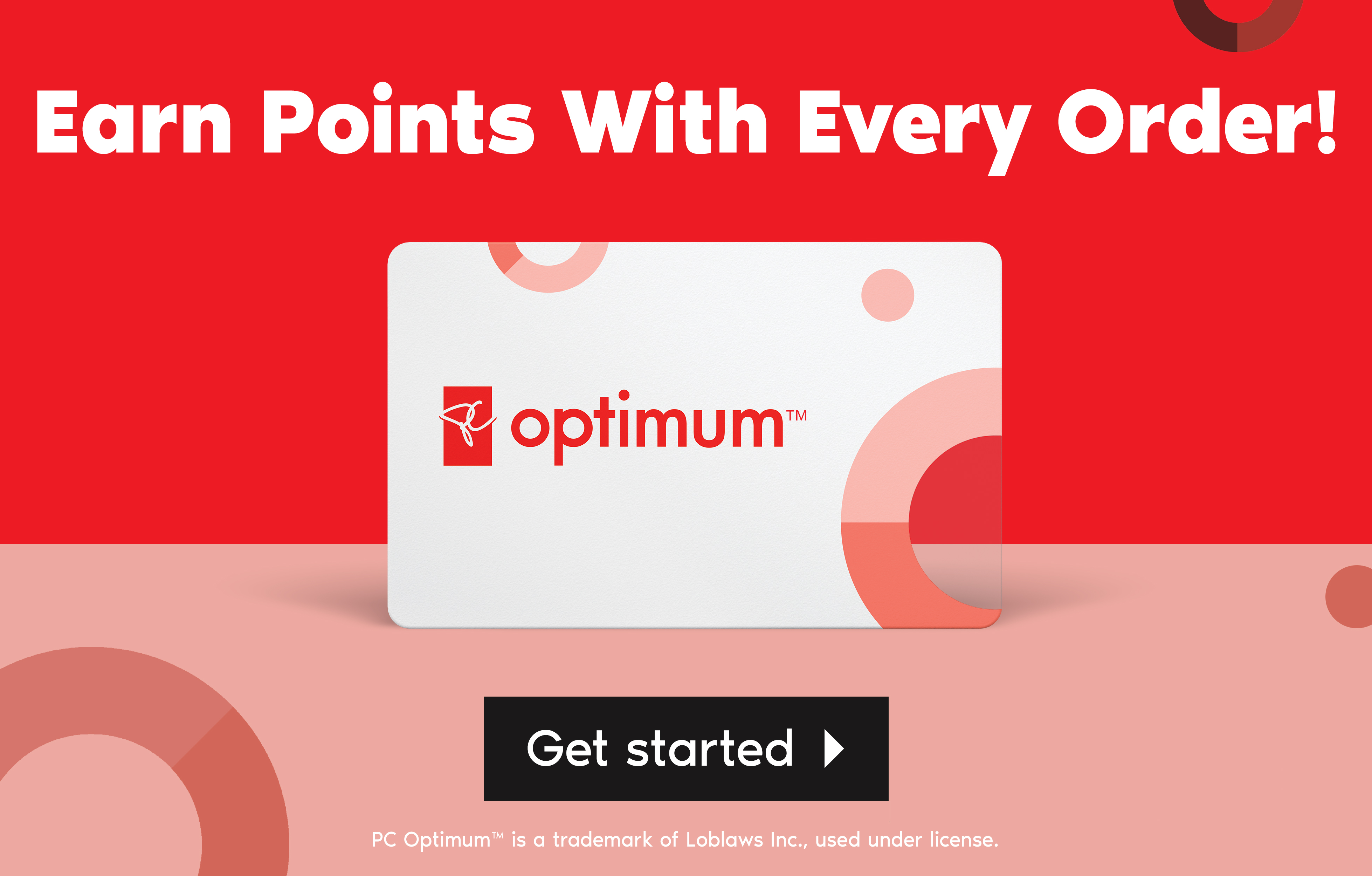 Earn points with every order. Create your PCid account now.