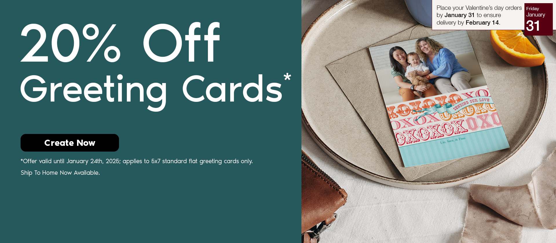 30% Off Greeting Cards. Create yours now.